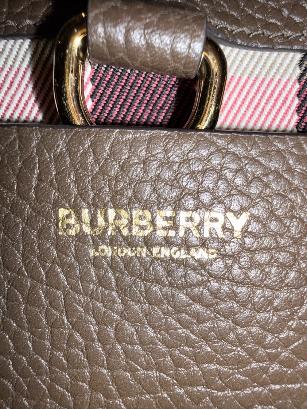 Burberry Leather Structured Top-Handle Bag - Picture 11 of 15